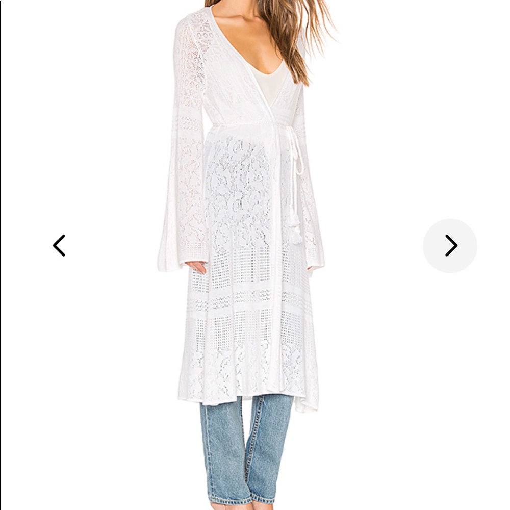 Lovers + Friends Darine Crochet Cardigan NWT - Picture 2 of 6